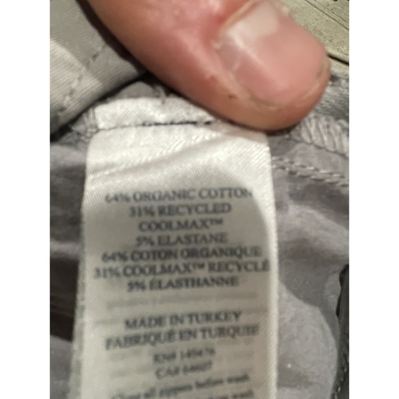 Faherty Mens Movement 5 Pocket Pant 34x29 Gray Coolmax Chino Hiking Active - Picture 5 of 6